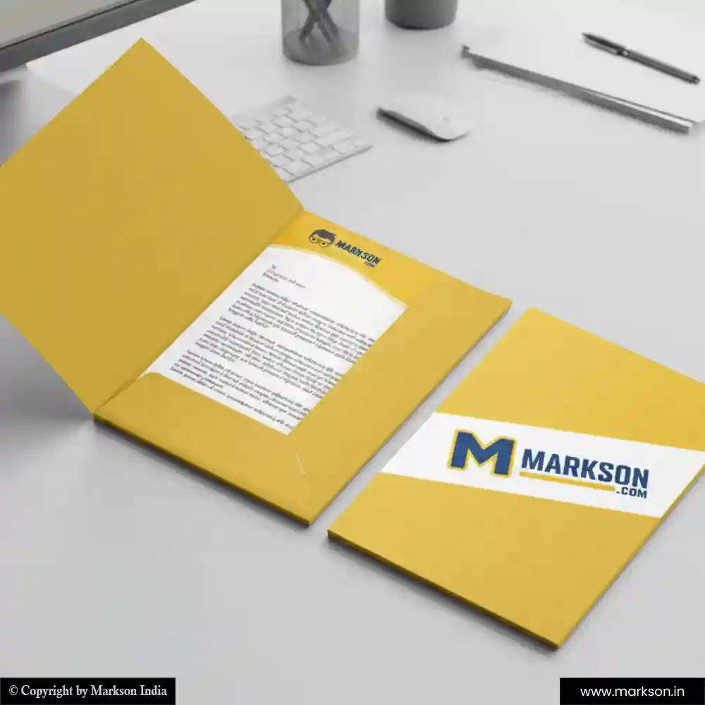 New Document File Folders with Two Flap Templeat Free Designs Markson India