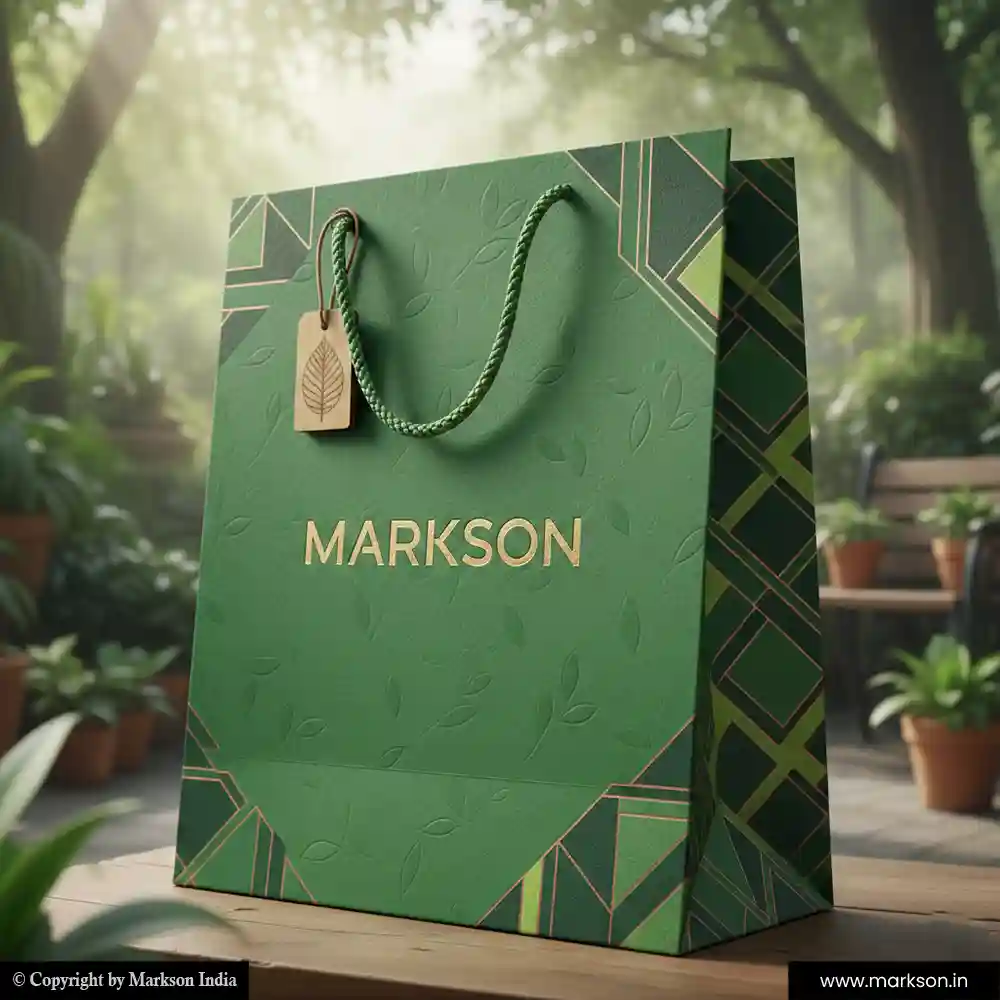 New Gift Paper Bags with Cotton Rope Handle Printing Online Markson India