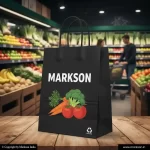 Grocery Paper Bags With Twisted Pp Handle 1 New Grocery Paper Bags With Twisted Pp Handle Printing Online Markson India