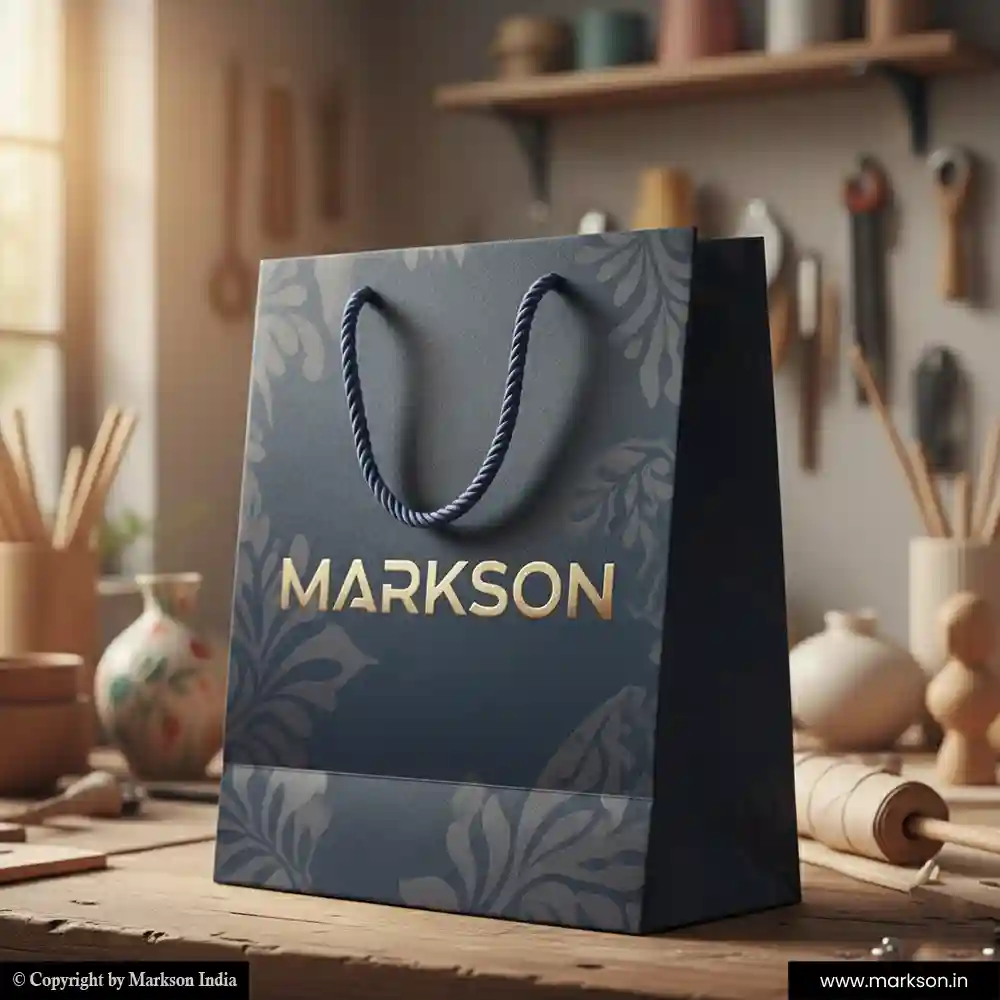 New Laminated Paper Bags with Rope Handle Printing Online Markson India