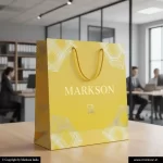 New Multicolour Paper Bags With Rope Handle Printing Online Markson India