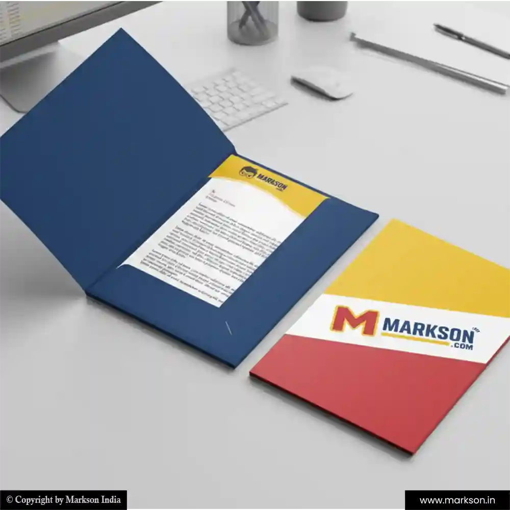 New Office File Folders with Two Flap Templeat Free Designs Markson India