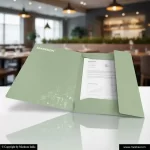 New Paper File Folders With Three Flap Templeat Free Designs Markson India