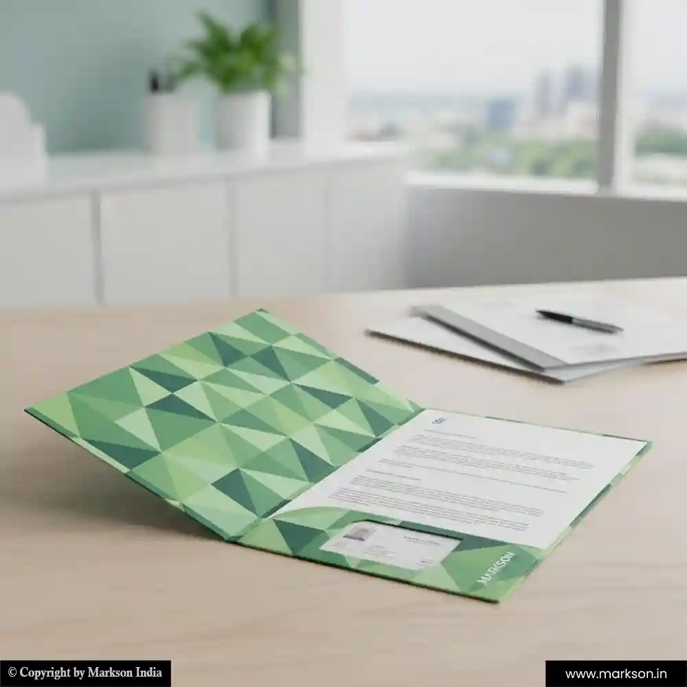 New Personlized File Folders with Single Pocket Templeat Free Designs Markson India