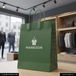 New Plain Paper Bags With Twisted Pp Handle Printing Online Markson India