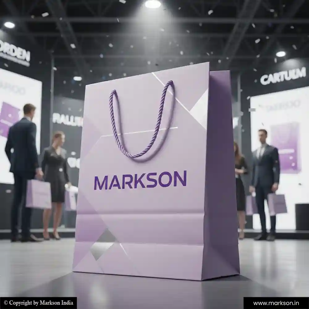 New Promational Paper Bags with Cotton Rope Handle Printing Online Markson India