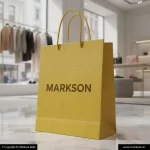 New Shopping Paper Bags With Cotton Rope Handle Printing Online Markson India