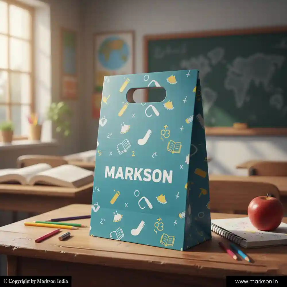 Top A4 Paper Bags with Die Cut Handle Latest Price Markson India