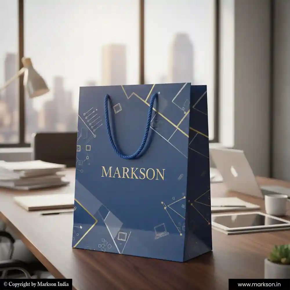 Top A4 Paper Bags with Rope Handle Printing Online Markson India