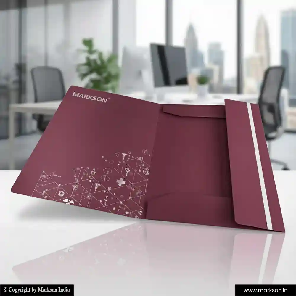 Top Corporate File Folders with Three Flap Online Printing Services Markson India