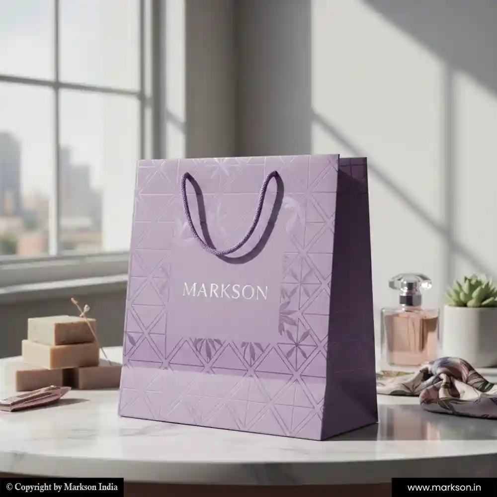 Top Custom Paper Bags with Cotton Rope Handle Latest Price Markson India