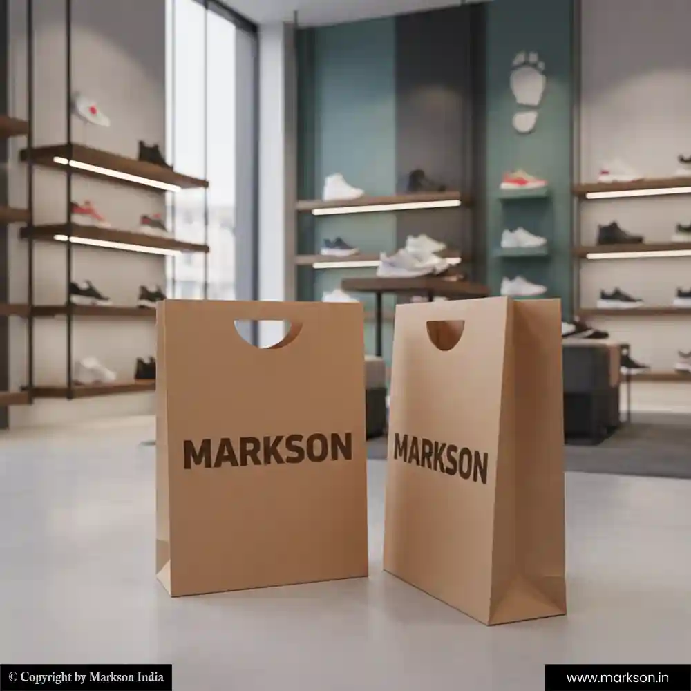 Top Eco Friendly Paper Bags with Die Cut Handle Latest Price Markson India