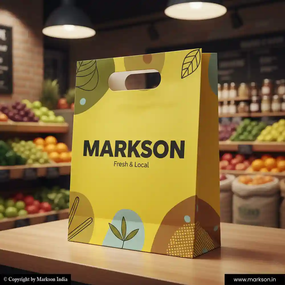 Top Grocery Paper Bags with Die Cut Handle Latest Price Markson India