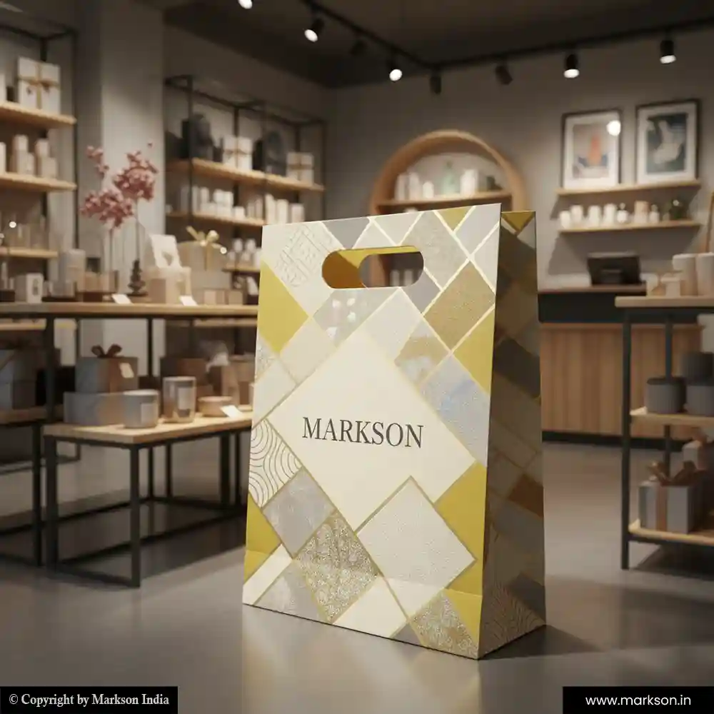 Top Laminated Paper Bags with Die Cut Handle Latest Price Markson India