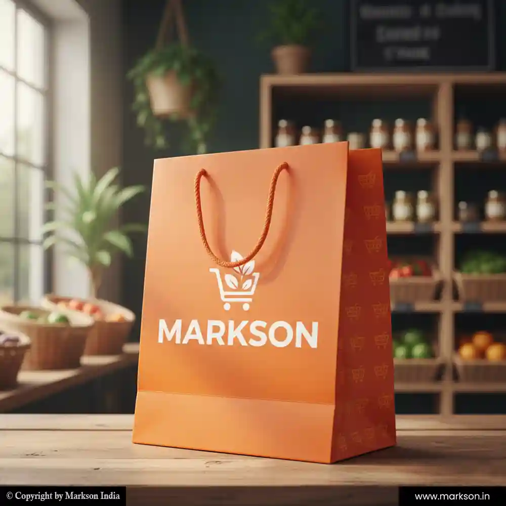 Top Multicolour Paper Bags with Rope Handle Latest Price Markson India