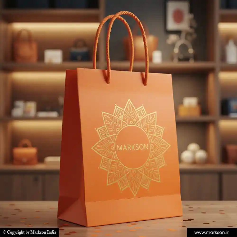 Top Personalised Paper Bags with Cotton Rope Handle Latest Price Markson India