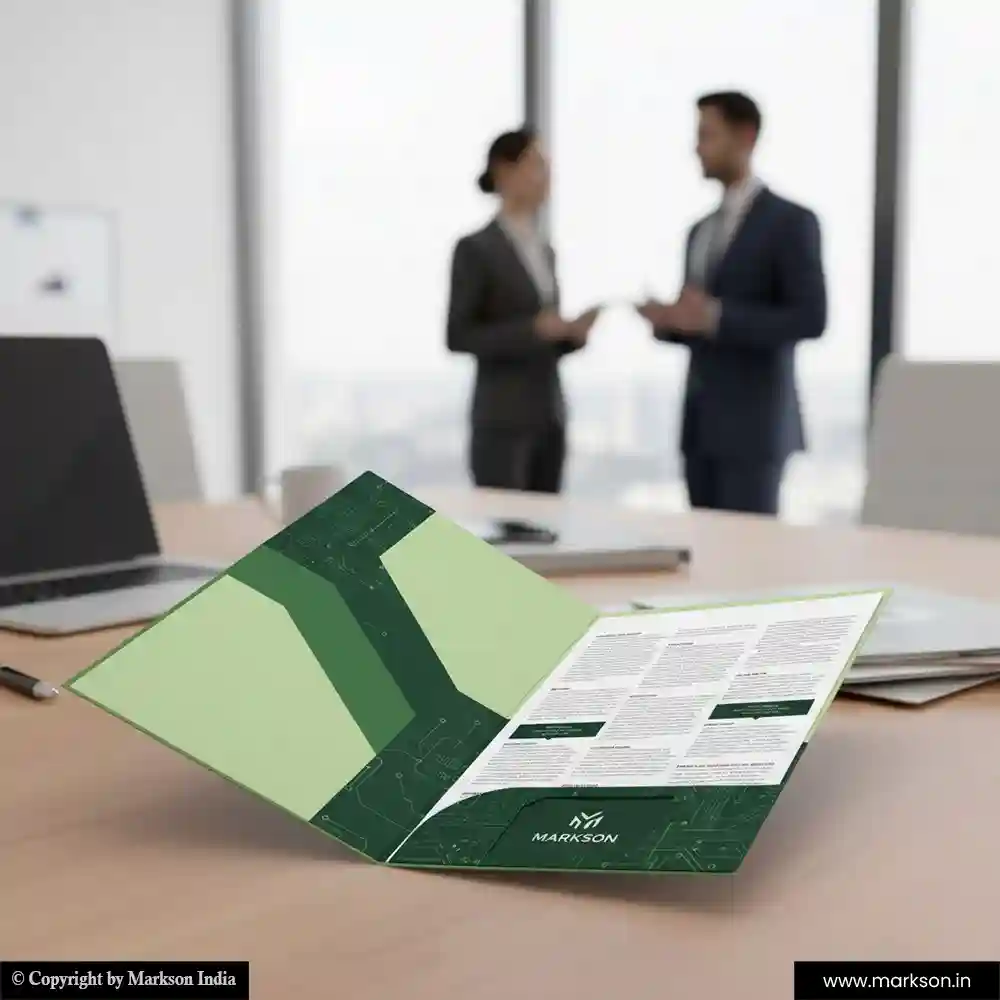 Top Presentation File Folders with Single Pocket Online Printing Services Markson India