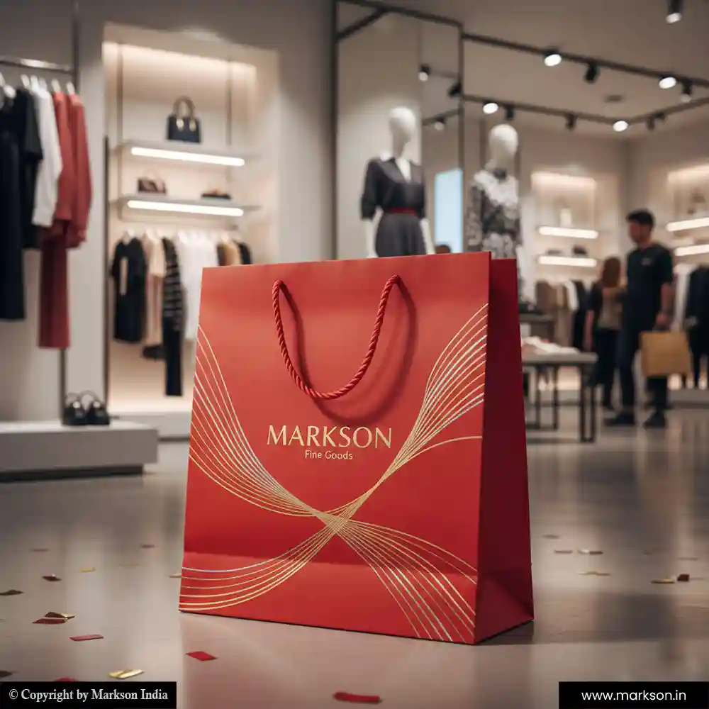 Top Printed Paper Bags with Rope Handle Latest Price Markson India