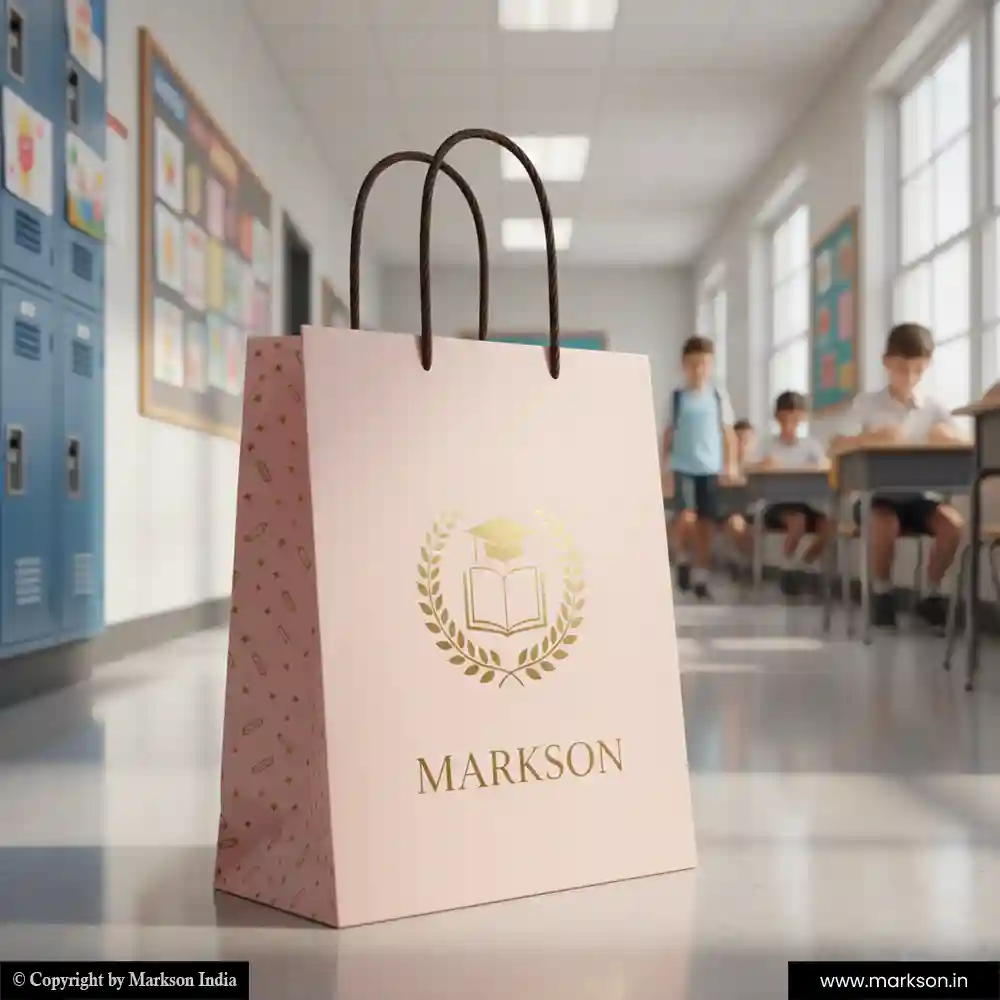 Top Promational Paper Bags with Twisted PP Handle Latest Price Markson India