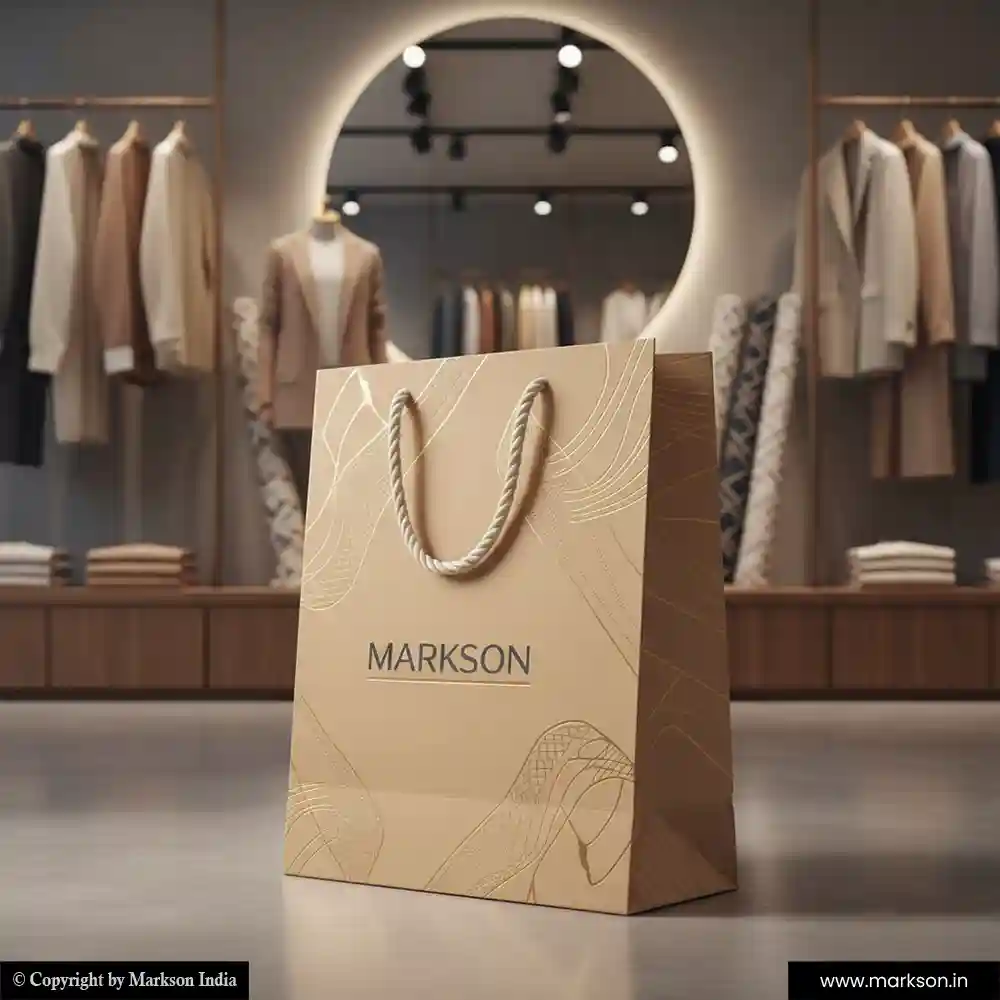 Top Shopping Paper Bags with Twisted PP Handle Latest Price Markson India