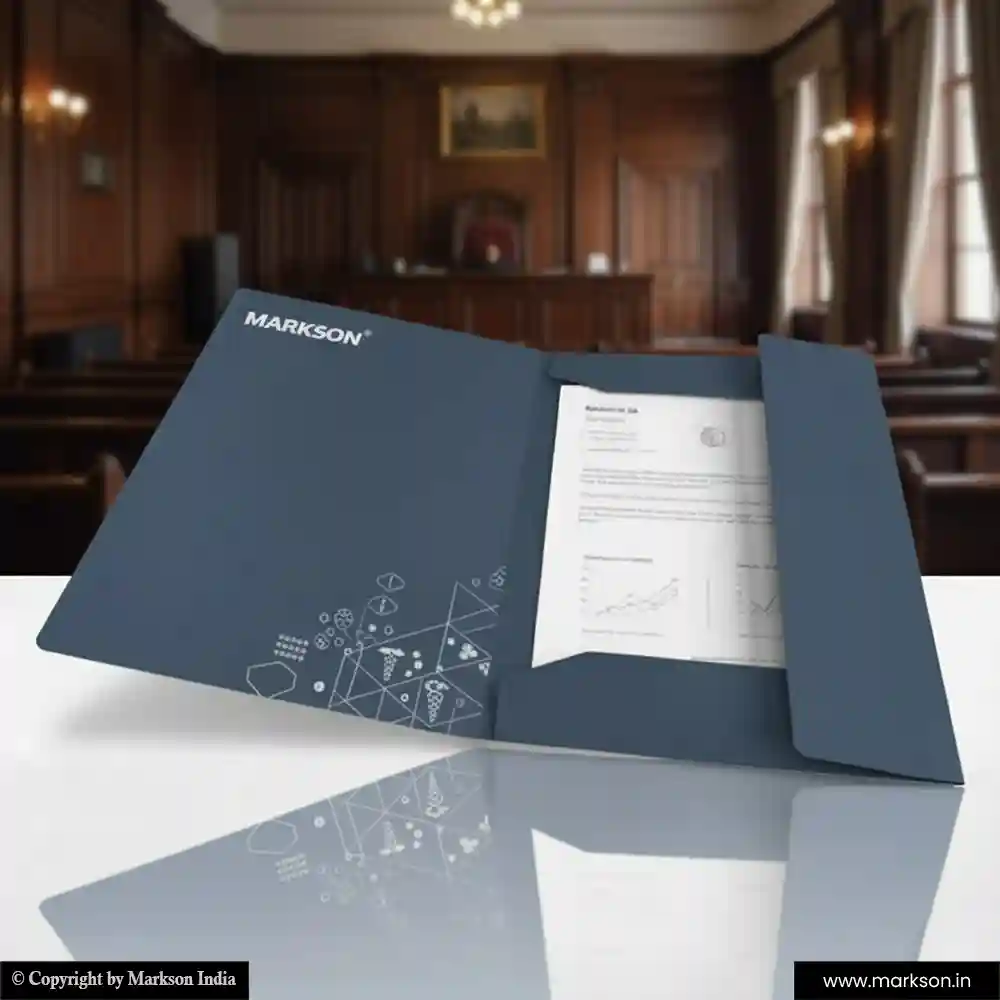 Top Standard File Folders with Three Flap Online Printing Services Markson India