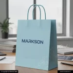 A4 Paper Bags With Twisted Pp Handle 2 Unique A4 Paper Bags With Twisted Pp Handle Mockup Design Markson India