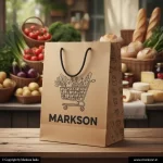 Eco Cotton Rope Paper Bags 3 Unique Eco Friendly Paper Bags With Cotton Rope Handle Mockup Design Markson India