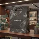 Gift Paper Bags With Die Cut Handle 5 Unique Gift Paper Bags With Die Cut Handle Mockup Design Markson India