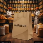 Kraft Paper Bags With Twisted Pp Handle 3 Unique Kraft Paper Bags With Twisted Pp Handle Mockup Design Markson India