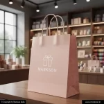 Multicolour Paper Bags With Twisted Pp Handle 5 Unique Multicolour Paper Bags With Twisted Pp Handle Mockup Design Markson India
