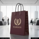 Promational Paper Bags With Twisted Pp Handle 2 Unique Promational Paper Bags With Twisted Pp Handle Mockup Design Markson India