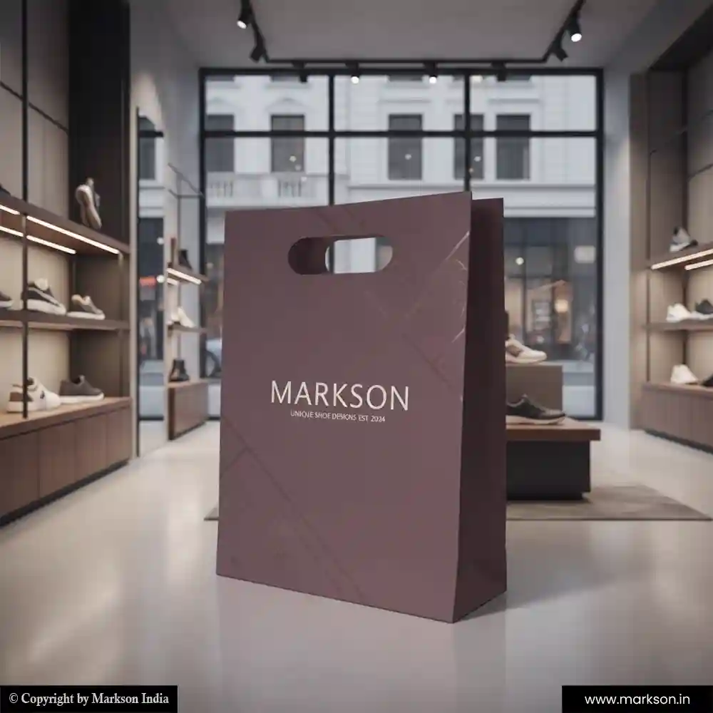 Best Multicolour Paper Bags With Die Cut Handle Printing Services Markson India