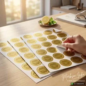 Beverages Oval Label Stickers Sheets Printing Services Markson India