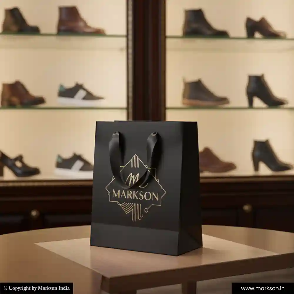 Buy A5 Paper Bags with Ribbon Handle Designing Near Me Markson India
