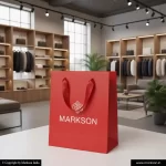 Custom Paper Bags With Ribbon Handle 3 Buy Custom Paper Bags With Ribbon Handle Designing Near Me Markson India