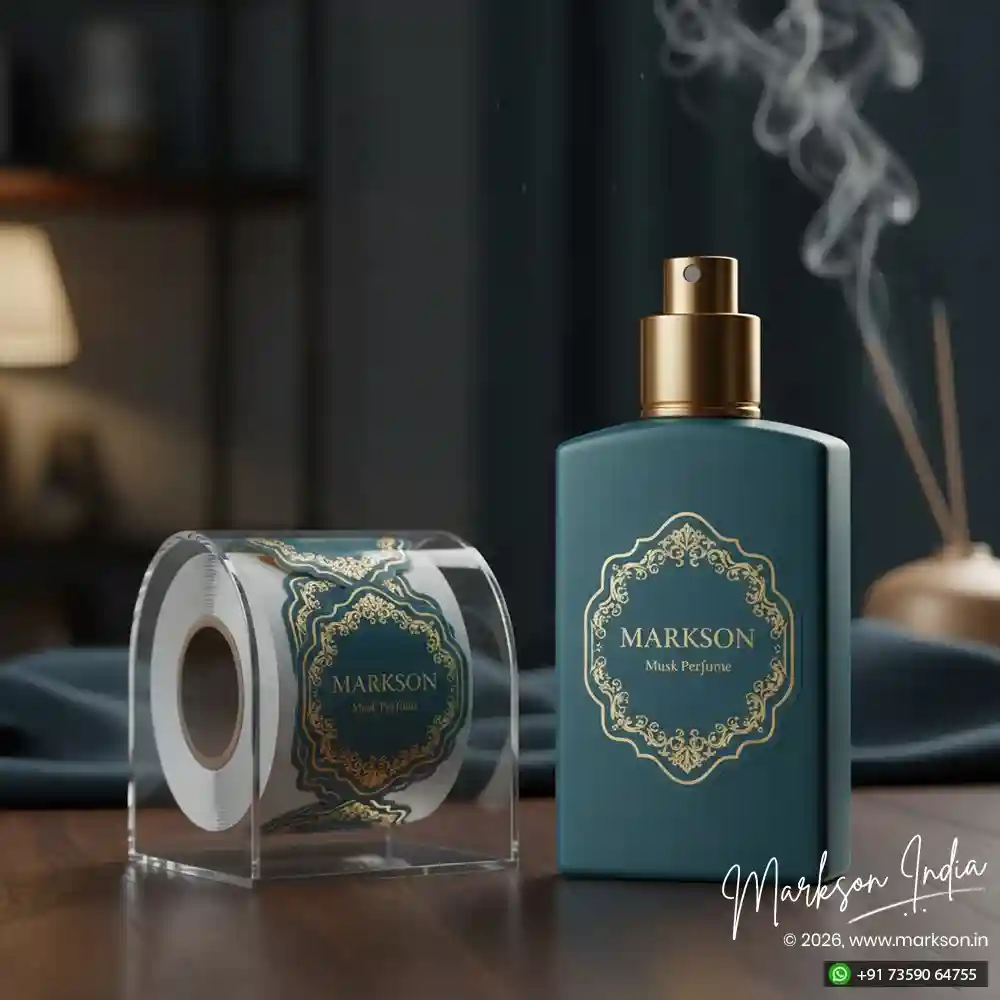 Buy Perfume Die Cut Label Stickers Designing Near Me Markson India