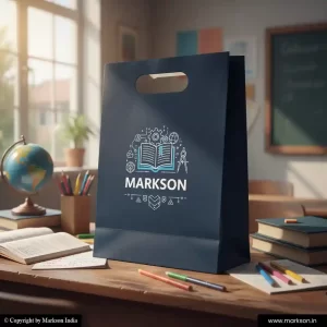 Buy Personalised Paper Bags with Die Cut Handle Designing Near Me Markson India