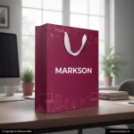 Personalised Paper Bags With Ribbon Handle 1 Buy Personalised Paper Bags With Ribbon Handle Designing Near Me Markson India
