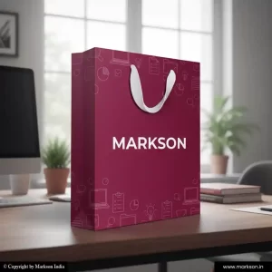 Buy Personalised Paper Bags With Ribbon Handle Designing Near Me Markson India