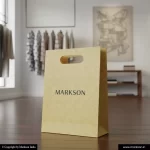 Printed Paper Bags With Die Cut Handle 2 Buy Printed Paper Bags With Die Cut Handle Designing Near Me Markson India