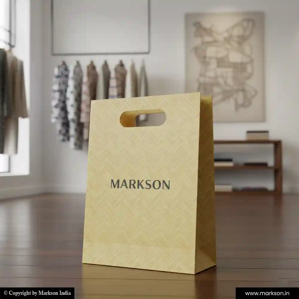 Buy Printed Paper Bags With Die Cut Handle Designing Near Me Markson India