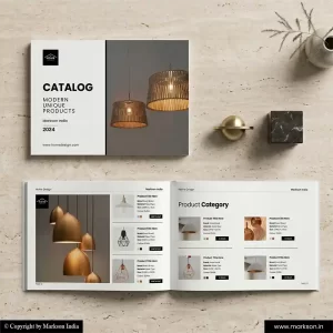 Free Customize A5 Landscap Bookltes Latest Designs Markson India
