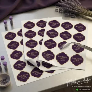 Laminated Die Cut Label Stickers Sheets Printing Online Markson India