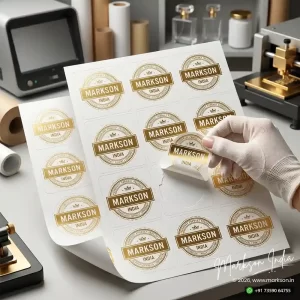 Latest Sopt Uv Label Stickers Sheets Mockup Design Markson India