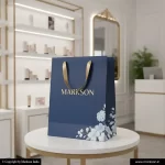 Cosmetic Paper Bags With Ribbon Handle 3 New Cosmetic Paper Bags With Ribbon Handle Printing Online Markson India
