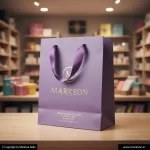 Custom Paper Bags With Ribbon Handle 4 New Custom Paper Bags With Ribbon Handle Printing Online Markson India
