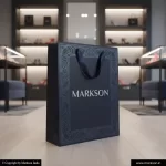 New Multicolour Paper Bags With Ribbon Handle Printing Online Markson India