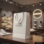 New Printed Paper Bags With Ribbon Handle Printing Online Markson India