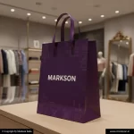 Shopping Paper Bags With Ribbon Handle 1 New Shopping Paper Bags With Ribbon Handle Printing Online Markson India