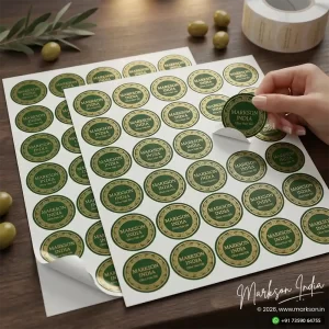 Pesonal Care Circle Label Stickers Sheets Designing Near Me Markson India